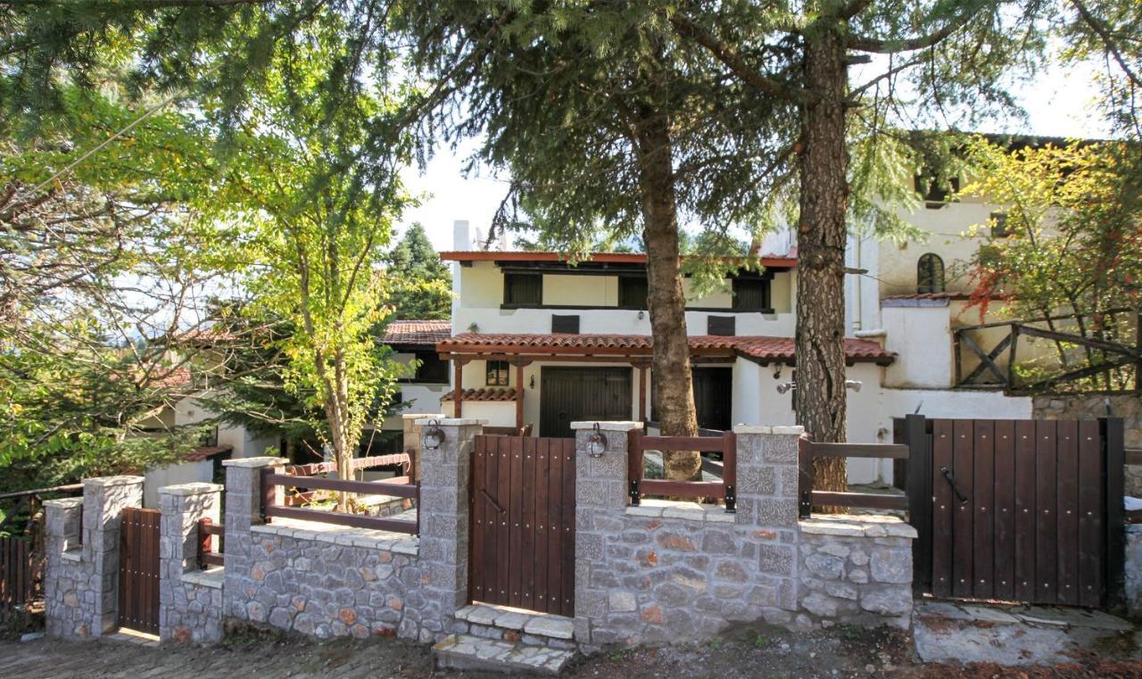 Dandy Villas Agoriani - Chalet Ivoni - Fireplace เอปตาโลฟอส ภายนอก รูปภาพ